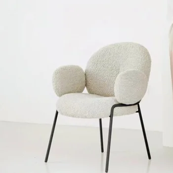 Удобные Индивидуальные Кухонные стулья, Белые скандинавские дизайнерские стулья для столовой, мебель для гостиной Accent Salon Sedie Cucina MQ50CY