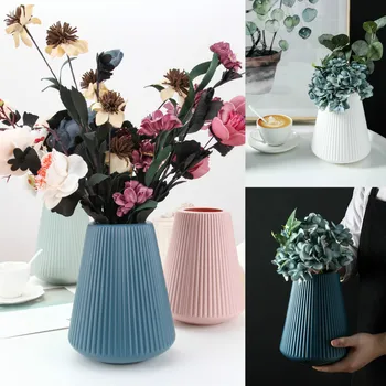 Украшение цветов в европейском простом стиле гидропонное растение пластиковая ваза маленькая ваза для гостиной цветочная композиция
