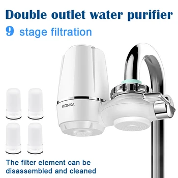 Фильтр для кухонного крана, фильтр для душа, кран для питьевой воды, дистиллятор воды для экономии воды, водный барьер, очиститель воды