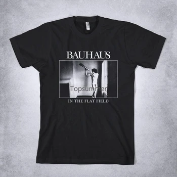 Футболка Bauhaus In The Flat Field Футболка в стиле пост-панк, футболка в стиле готик-рок, футболка Bauhaus, футболка группы Bauhaus
