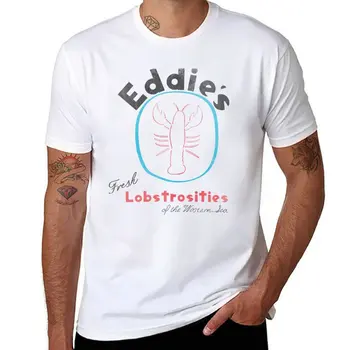 Футболка Eddie's Fresh Lobstrosities of the Western Sea, спортивная рубашка, блузка, мужские футболки большого и высокого роста