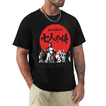 Футболка Seven Samurai, быстросохнущая рубашка, футболки на заказ, топы больших размеров, мужская футболка с рисунком