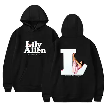 Футболка с логотипом Lily Allen Singer, модная унисекс, забавная повседневная футболка в стиле хип-хоп с коротким рукавом