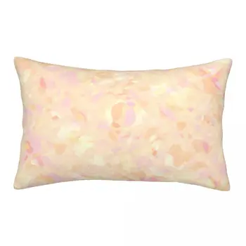 Цвет Макароне, розовая наволочка из полиэстера с плюшевым принтом, декор на молнии, наволочка для домашней подушки, чехол для дивана, спальня, офис