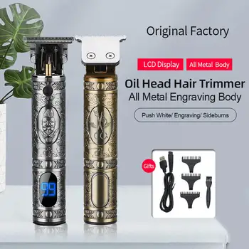 Электрическая машинка для стрижки волос T9 USB Перезаряжаемая, Новая машинка для стрижки волос, Мужская бритва, Триммер для мужчин, Профессиональный триммер для бороды парикмахера